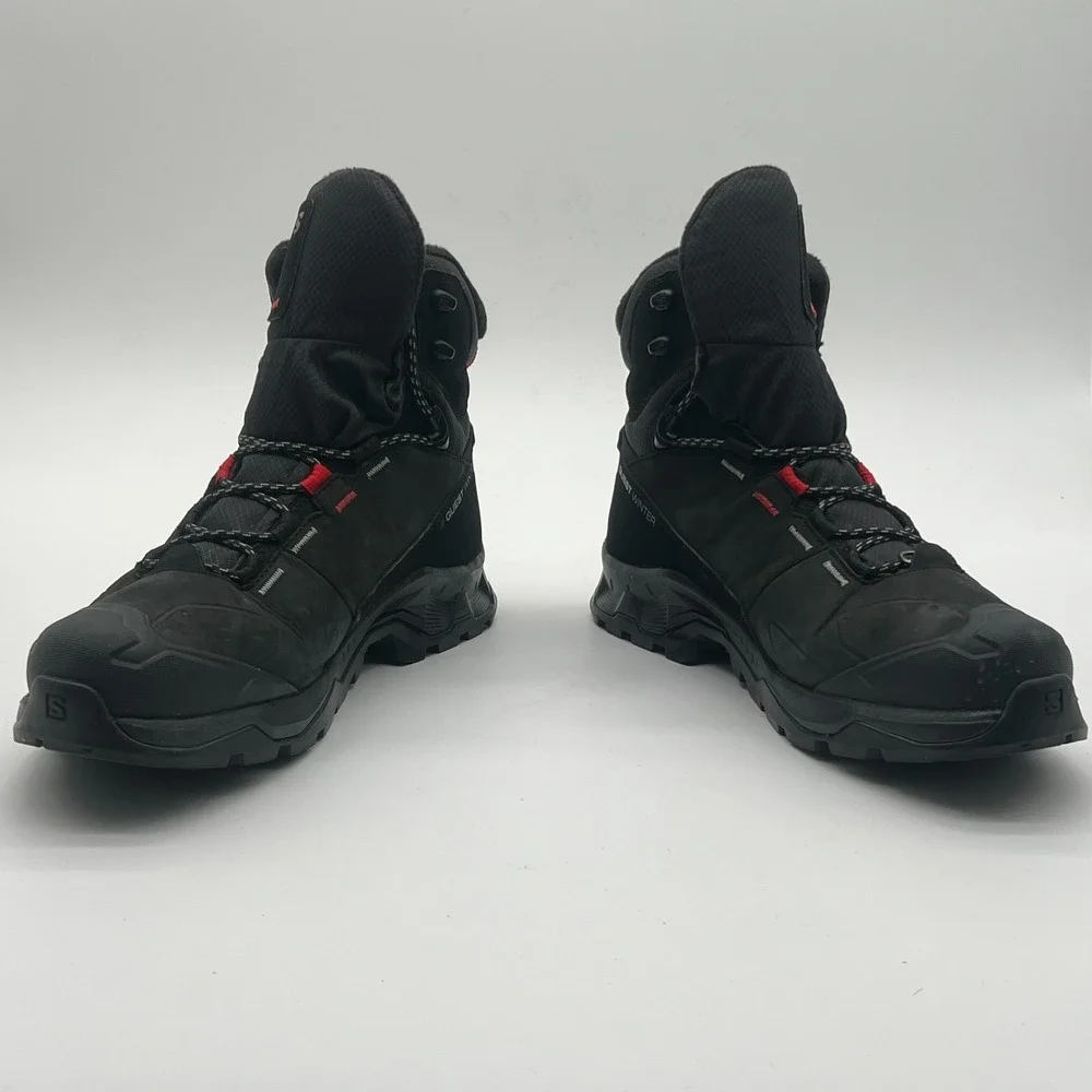 Salomon Quest Winter TS CSWP Waterproof Hiking Boots Mens Size 9.5 Black NIB